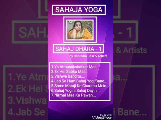 Sahaja Yoga Bhajan ||| Full ACD of Sahaj Dhara -1||| Rabindra Jain u0026 Artists class=