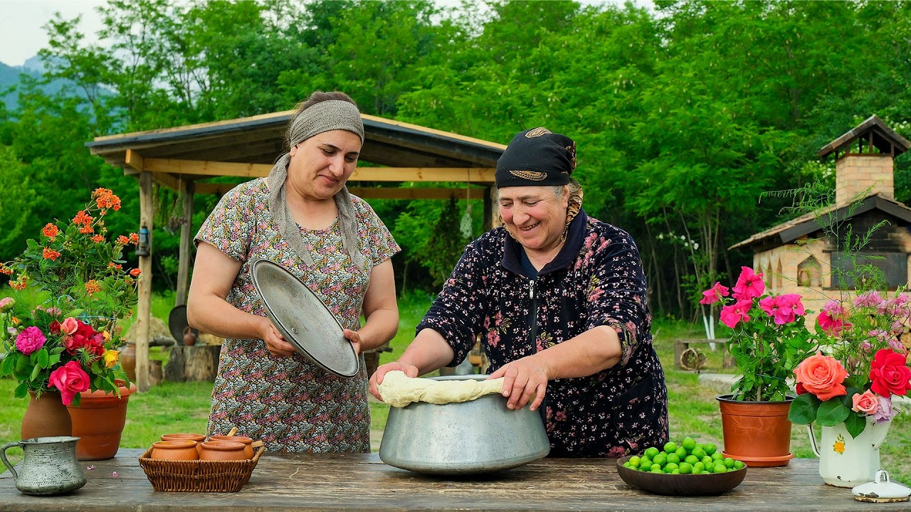 🏡A Slow Life Azerbaijani Story: Traditional Cooking in the Village🍲