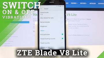 How to Open Vibration Settings in ZTE Blade V8 Lite – Enter Vibration Options