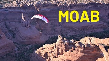 Mind Blowing Paramotor Moab Footage!!! Incredible Canyon