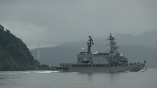 M210816C 海上自衛隊舞鶴基地 護衛艦『あさぎり』 出港②