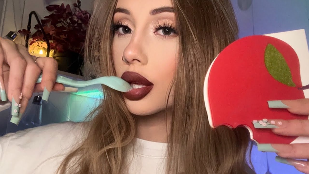 асмр новые звуки рта ♡ ✧*。