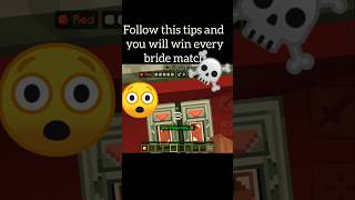 Tips to become pro in bridge map 😲 #minecraft #bridge