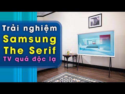 Trải nghiệm TV QLED The Serif: TV nghệ thuật của Samsung