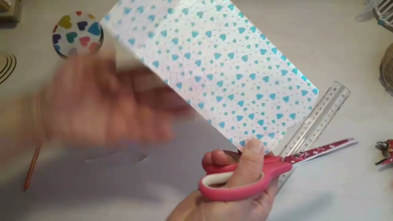 Kalp Şeklinde Hediye Kutusu Yapımı