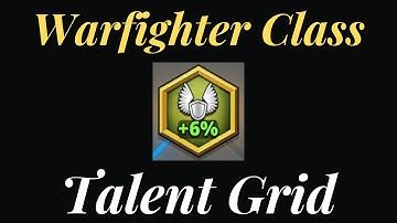 Warfighter Class - Talent Grid - Puzzle Combat