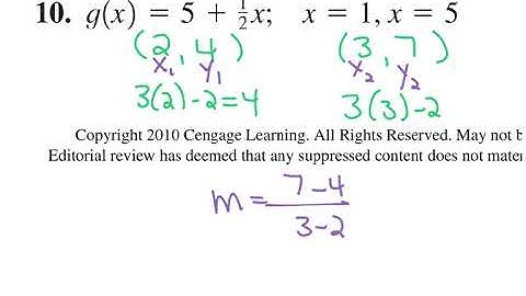 Algebra 2: Average Rate of Change