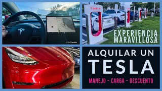 Alquilar un Tesla en Miami ¿Cómo se maneja? ¿Cómo se carga? Mega video