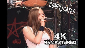 Avril Lavigne - Complicated (Live at Buffalo 2003) Remastered 4K
