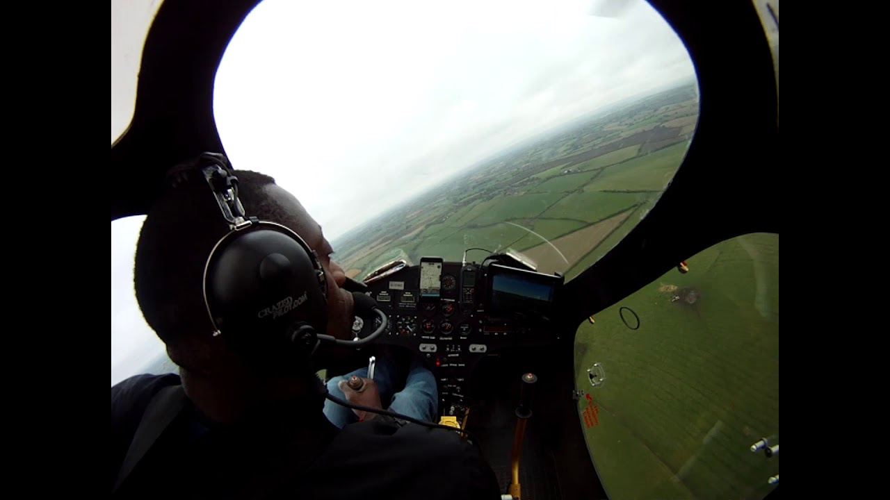 Engine failure practice in RAF 2000 gyrocopter YouTube