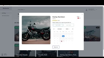 nextjs bike booking project