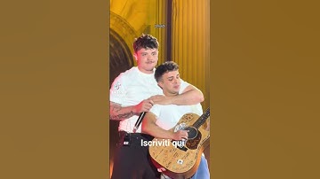 Thumbnail of Olly canta inssieme al chitarista e fan impazziti #musica #live #concerto 💯💢