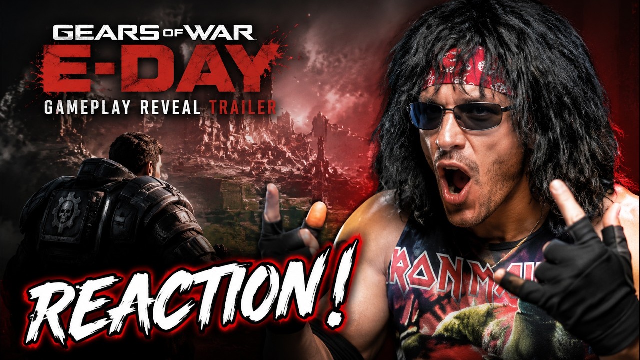 ROCKER JOE REACTS: GEARS OF WAR EDAY Gameplay Reveal *First Time Reaction*
