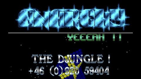 Djungle BBS Running Again by Anarchy (1991) / Amiga Intro