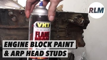 8. Engine Block Paint, ARP Head Studs & Gasket Rebuild Kit - RB25DET 240SX Build
