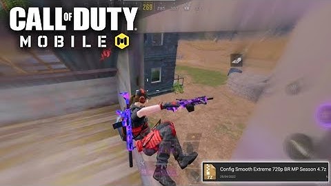 SEASON 4 CONFIG 720P SMOOTH EXTREME IN COD MOBILE | FIX FPS DROP CODM | CONFIG SEASON 4