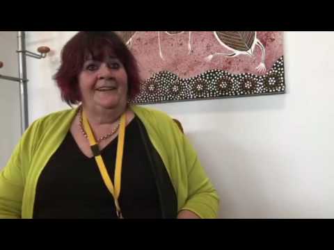 Julie Tongs, CEO of Winunnga speaking abt #AusCanIndigenousWellness Roundtable