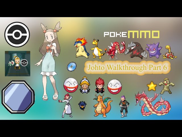 PokeMMO JOHTO DAY 34 - Gym Run Jail + SHINY HUNTING MILTANK