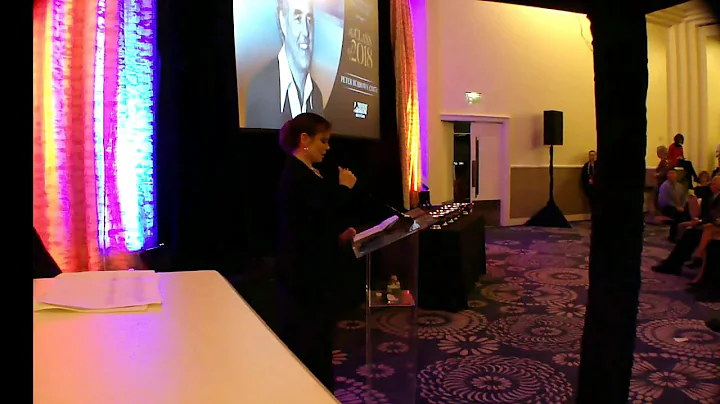 Katherine Healy acceptance speech for Peter Burrow...