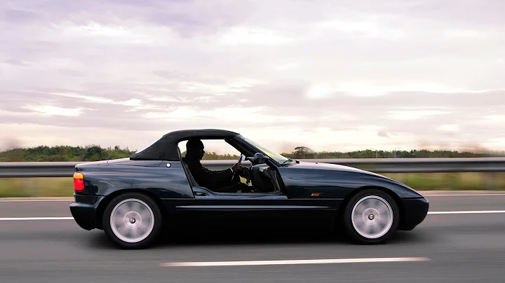 BMW Z1 awesome doors in action on the move