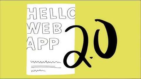 Hello Web App 2.0 Kickstarter Video