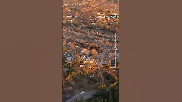 الحرائق تمحو أحياءفي لوس أنجلوس 