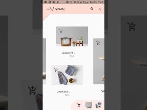 Shrine on Flutter