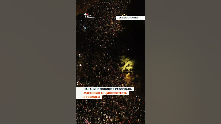 Антиправительственный митинг в Тбилиси