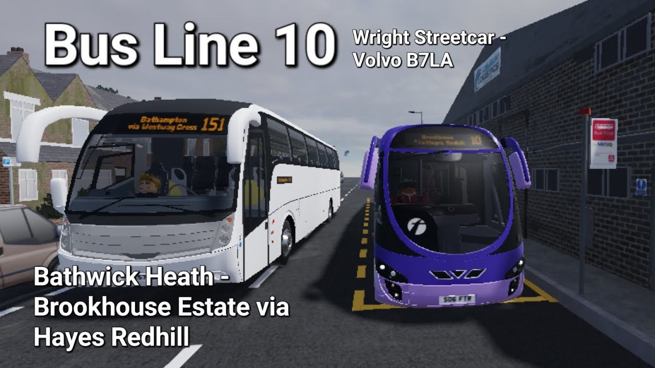 Bus Brookhouse Runda Roblox Bathwick Town/ Bus line 10 Bathwick Heath to Brookhouse via ...