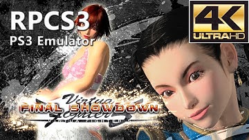 RPCS3 0.0.3-6389 | Virtua Fighter 5: Final Showdown (4K / 60 FPS)
