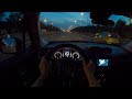 Jeep Renegade Night | 4K POV Test Drive #318 Joe Black