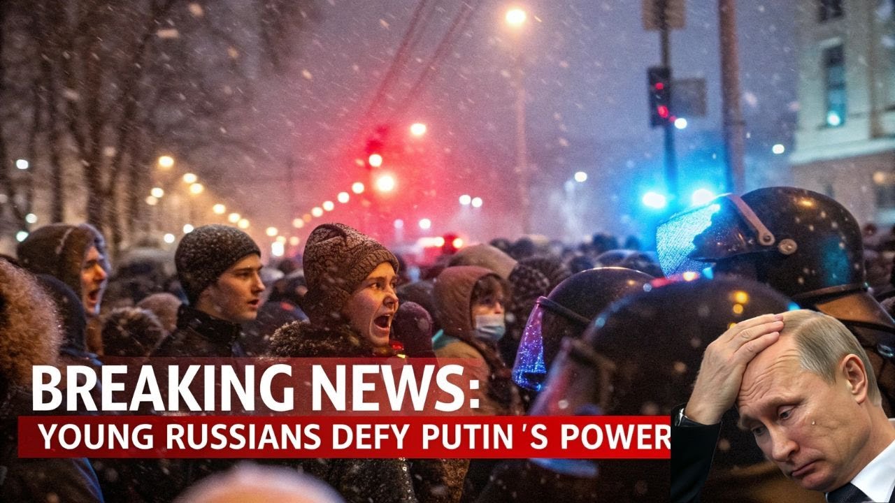 BREAKING NEWS :  Protests in Russia: Young Russians are Threatening Putin's Rule