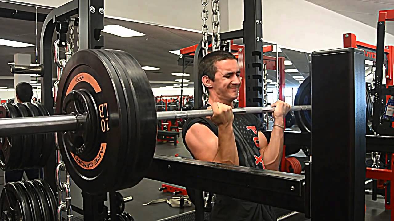 Artem Taranenko. Short biceps curl 187 lb (85 kg) YouTube