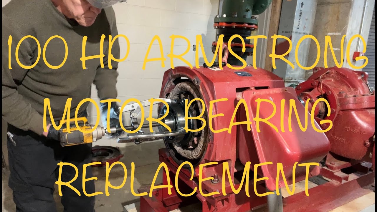 100 HP TecoWestinghouse/Armstrong Cooling Tower Pump Motor Bearing