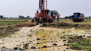 280 feet deep red clay gap 10Hp journey of water | step by step borewell drilling