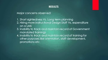 Case Study on Selection and Implementation of Learning Management System at a Non-Profit Organizatio