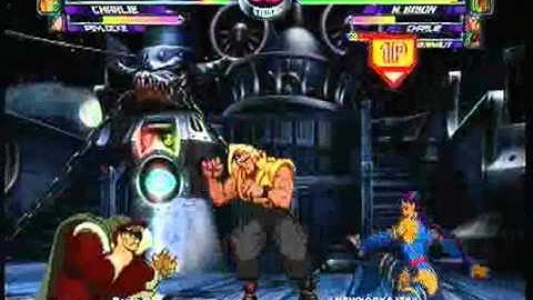 MvC2 Online (360): Brett (Cha/Spid/Psy) vs Josh 360 (Cha/Jug/Bis) 10 .:7.28.10:.