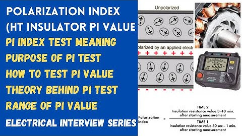PI Test of HT Equipments || Polarization Index || PI Test of Transformer || PI Test of HT Motors||