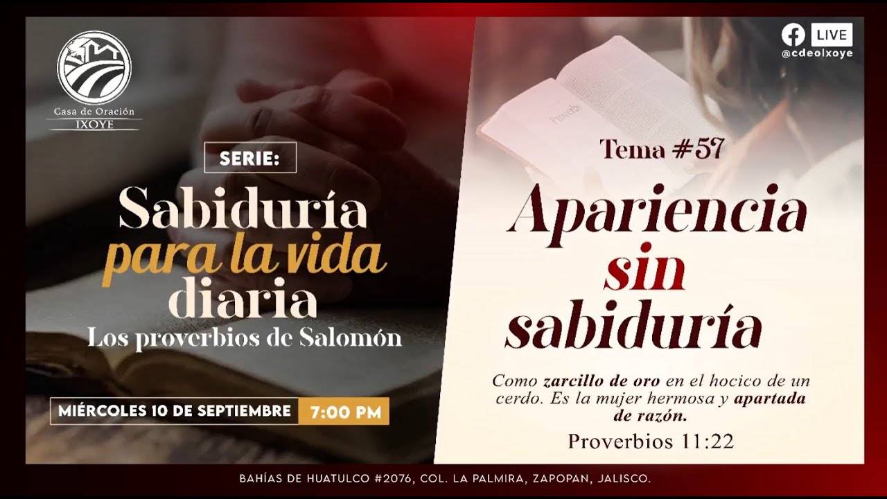 Apariencia sin sabiduría - Hno. Iván Santiago