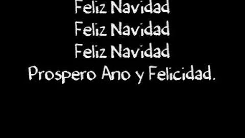 [Lyrics] - Feliz Navidad