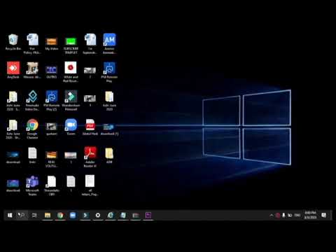 Video: How To Move The Taskbar To The Desktop