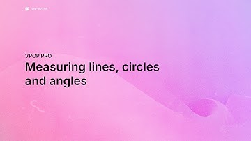 Measure lines, circles and angles