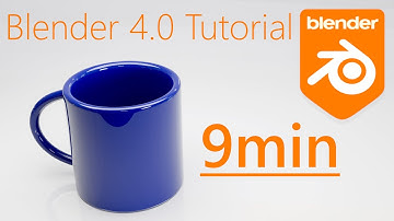 How to make a Coffee cup in Blender 4.0 (Beginner friendly)