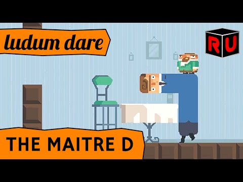 Maitre D 게임 플레이: Ludum Dare 35 게임 잼의 종합 우승자 [72시간]