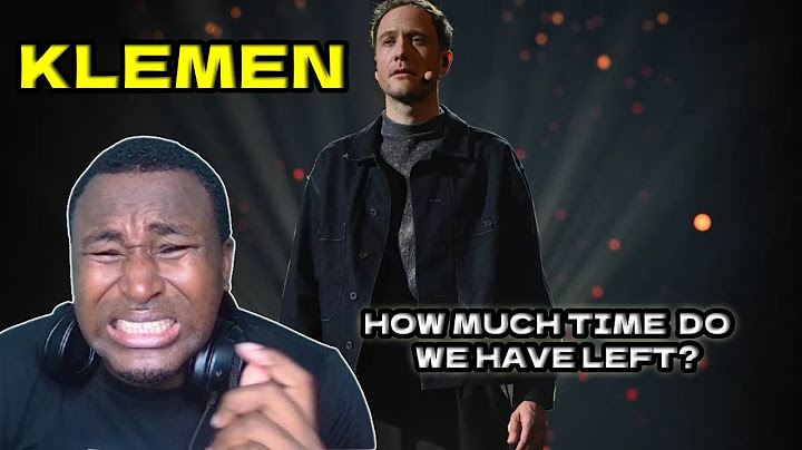 Klemen - How Much Time Do We Have Left | First Time Reaction