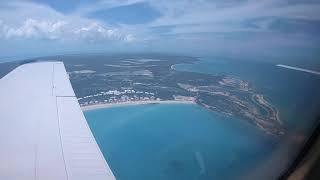 SCENIC VIEWS - Flying from New Smyrna Beach FL To Exuma Bahamas - Views from a Beechcraft Bonanza