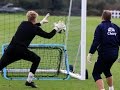 Crazy catch at everton fc  the ultimate rebound net for football