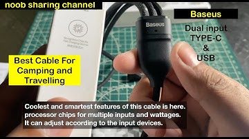 Baseus 3in1 100watt fast charging cable   4K