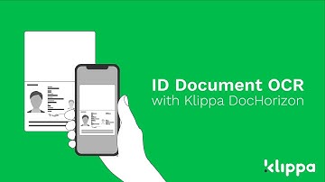 Identity document OCR with Klippa DocHorizon, how does it work?