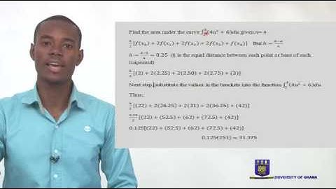 UGBS 202: BUSINESS MATHEMATICS - SESSION#4 - INTEGRATION (Contd.)